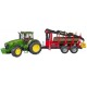 John Deere 7930 con Rimorchio e 4 Tronchi - Bruder 03054