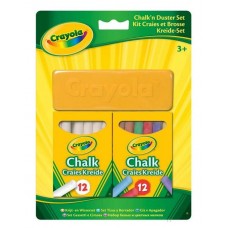 Set Gessi Colorati e Cancellino - Crayola 98268